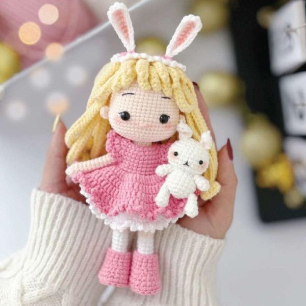 Куклы. Кукла с кроликом